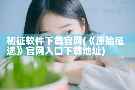 初征软件下载官网