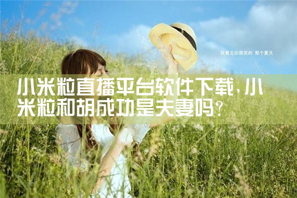 小米粒直播平台软件下载