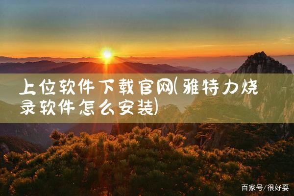 上位软件下载官网